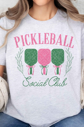 PICKLEBALL SOCIAL CLUB OVERSIZED TEE ALPHIA