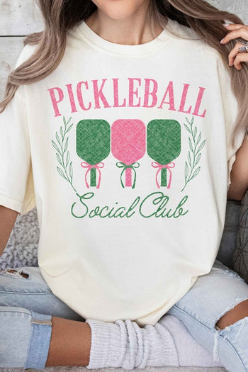 PICKLEBALL SOCIAL CLUB GRAPHIC TEE ALPHIA