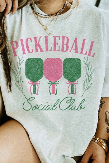 PICKLEBALL SOCIAL CLUB GRAPHIC TEE ALPHIA