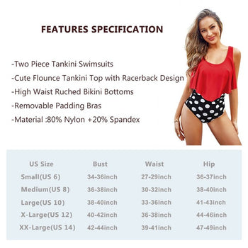 Women's High Neck Two Piece Bathing Suits Swimwear YNIQUE