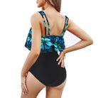 Women's High Neck Two Piece Bathing Suits Swimwear YNIQUE