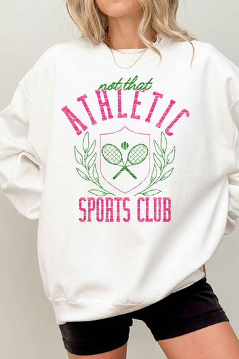 NOT THAT ATHLETIC CLUB OVERSIZED SWEATSHIRT ALPHIA