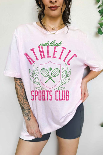 NOT THAT ATHLETIC CLUB OVERSIZED TEE ALPHIA