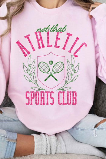 NOT THAT ATHLETIC CLUB GRAPHIC SWEATSHIRT ALPHIA