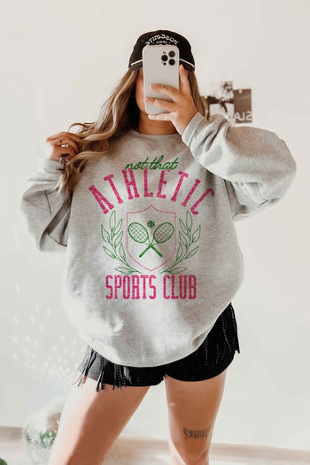 NOT THAT ATHLETIC CLUB GRAPHIC SWEATSHIRT ALPHIA