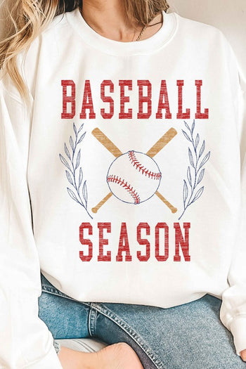 BASEBALL SEASON GRAPHIC SWEATSHIRT ALPHIA