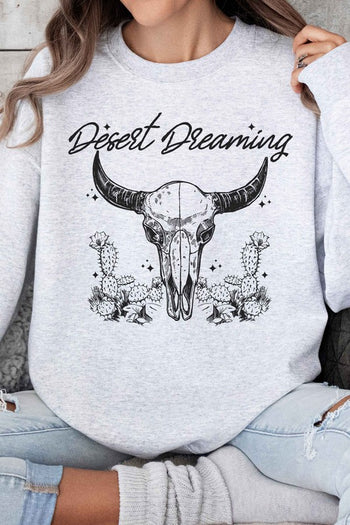 DESERT DREAMING WESTERN OVERSIZED SWEATSHIRT ALPHIA