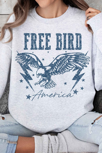 FREE BIRD AMERICAN EAGLE OVERSIZED SWEATSHIRT ALPHIA