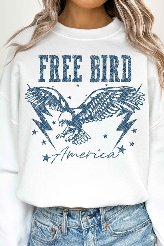 FREE BIRD AMERICAN EAGLE OVERSIZED SWEATSHIRT ALPHIA