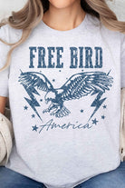 FREE BIRD AMERICAN EAGLE OVERSIZED GRAPHIC TEE ALPHIA