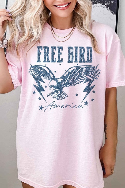 FREE BIRD AMERICAN EAGLE GRAPHIC TEE ALPHIA