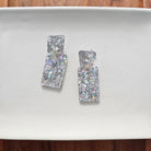 Ida Earrings - Silver Glitter Spiffy & Splendid