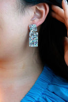 Ida Earrings - Silver Glitter Spiffy & Splendid