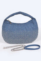 Micro Studs Convertible Denim Hobo Bag LA Jewelry Plaza