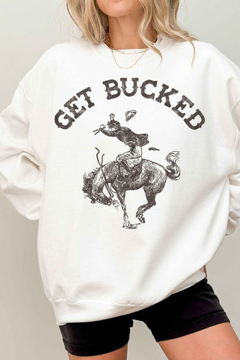 GET BUCKED WESTERN COUNTRY OVERSIZED SWEATSHIRT ALPHIA