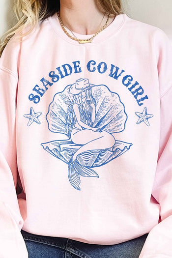 SEASIDE COWGIRL WESTERN OVERSIZED SWEATSHIRT ALPHIA