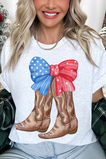 AMERICAN COWBOY BOOTS OVERSIZED TEE ALPHIA