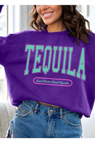 Tequila Drink Oversized Graphic Fleece Sweatshirts Color Bear