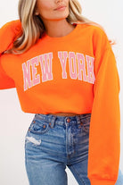 New York State Oversized Graphic Sweatshirts Color Bear