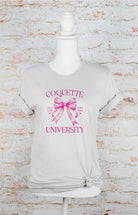 Coquette University Est 1984 Graphic Tee Ocean and 7th