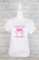 Coquette University Est 1984 Graphic Tee Ocean and 7th