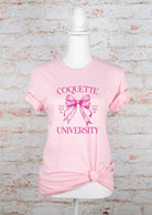 Coquette University Est 1984 Graphic Tee Ocean and 7th