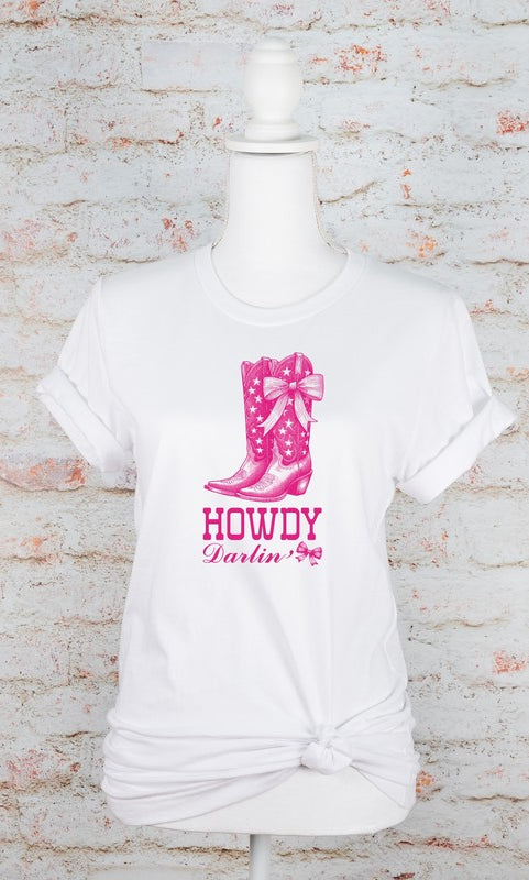 Howdy Coquette Boots Graphic Tee Ocean and 7th