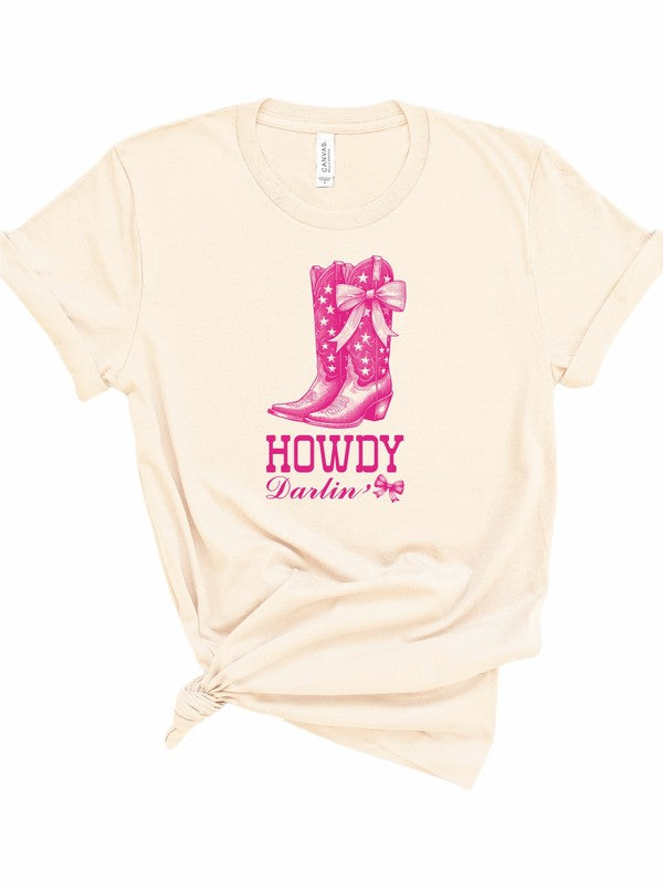 Howdy Coquette Boots Graphic Tee Ocean and 7th