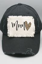 Mother's Day Mom Leopard Heart Patch Hat Cali Boutique