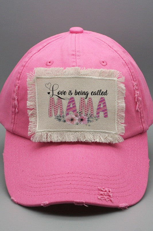 Mother's Day Love is Being Called Mama Patch Hat Cali Boutique