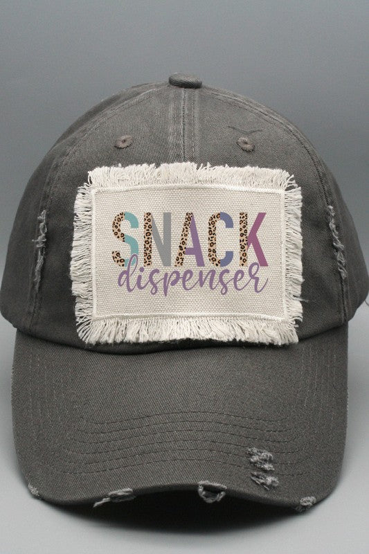 Mother's Day Leopard Snack Dispenser Patch Hat Cali Boutique