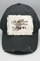 Stronger Than The Storm Patch Hat Cali Boutique