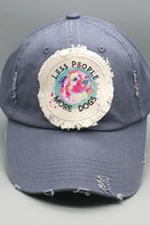 Dog Gifts More Dogs Less People Patch Hat Cali Boutique