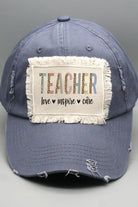 Teacher Gifts Teacher Love Inspire Care Patch Hat Cali Boutique