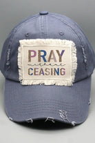 Religious Leopard Pray Without Ceasing Patch Hat Cali Boutique