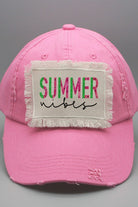 Summer Apparel Summer Vibes Patch Hat Cali Boutique