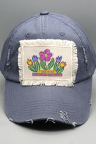 I Feel Most Alive Among the Flowers Patch Hat Cali Boutique