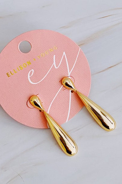 Golden Object Double Tier Earrings Ellison and Young