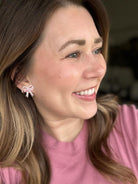 Bow Studs - Pink Spiffy & Splendid