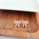 Bow Studs - Pink Spiffy & Splendid