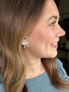 Bow Studs - Light Blue Spiffy & Splendid