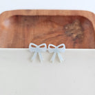 Bow Studs - Light Blue Spiffy & Splendid