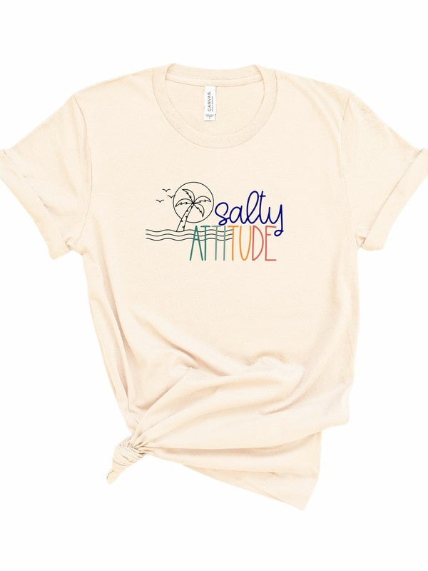 Salty Attitude Graphic Tee Ocean and 7th