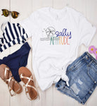 Salty Attitude Graphic Tee Ocean and 7th