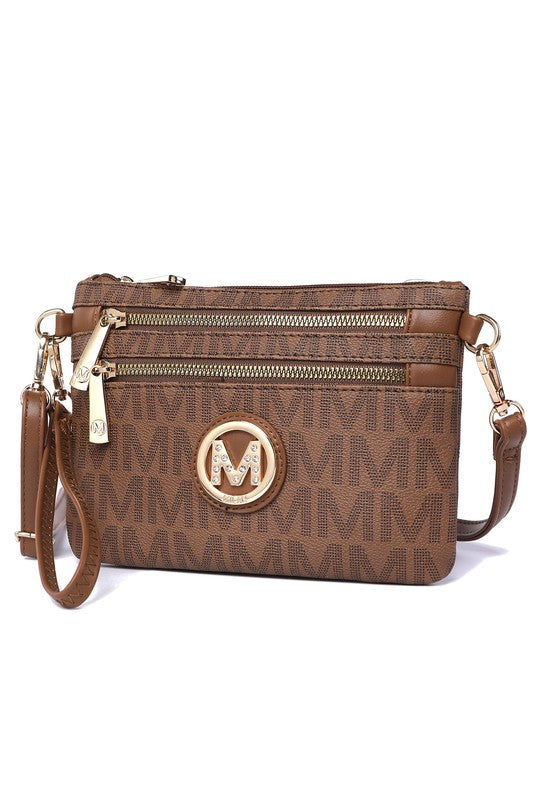 MKF Geneve Signature Crossbody & Wristlet by Mia K MKF Collection by Mia K