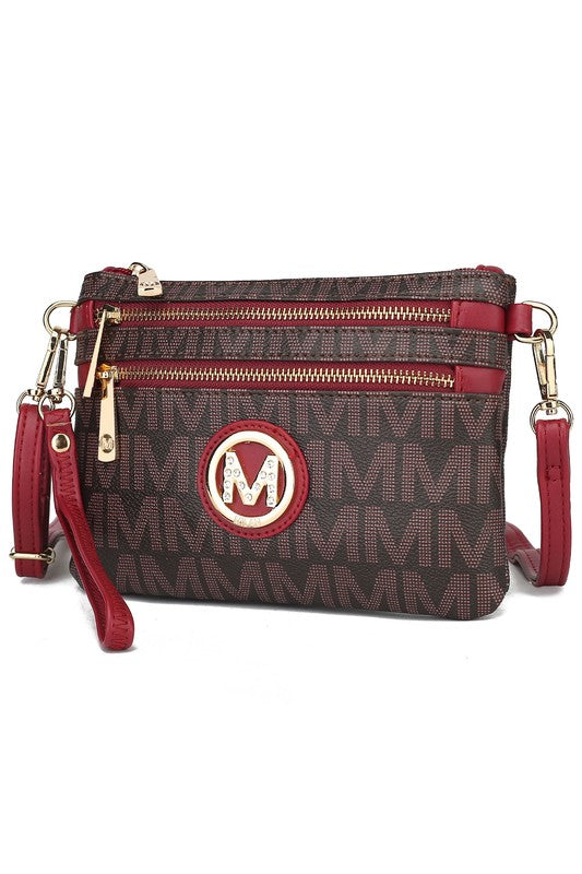 MKF Geneve Signature Crossbody & Wristlet by Mia K MKF Collection by Mia K