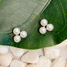 Pearl Trio Stud Earrings Ellison and Young