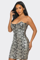 Serpentine Glamour Bodycon Dress Athina