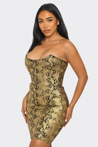 Serpentine Glamour Bodycon Dress Athina