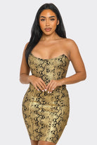 Serpentine Glamour Bodycon Dress Athina